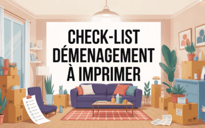 Check-list déménagement à imprimer : 11 étapes concrètes et conseils pour un départ sans imprévu