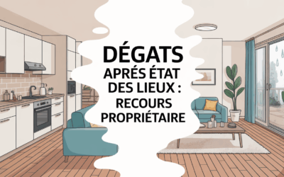 Dégâts constatés après état des lieux de sortie : que faire concrètement