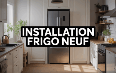 Brancher un frigo neuf après transport : étapes concrètes, délais et sécurité