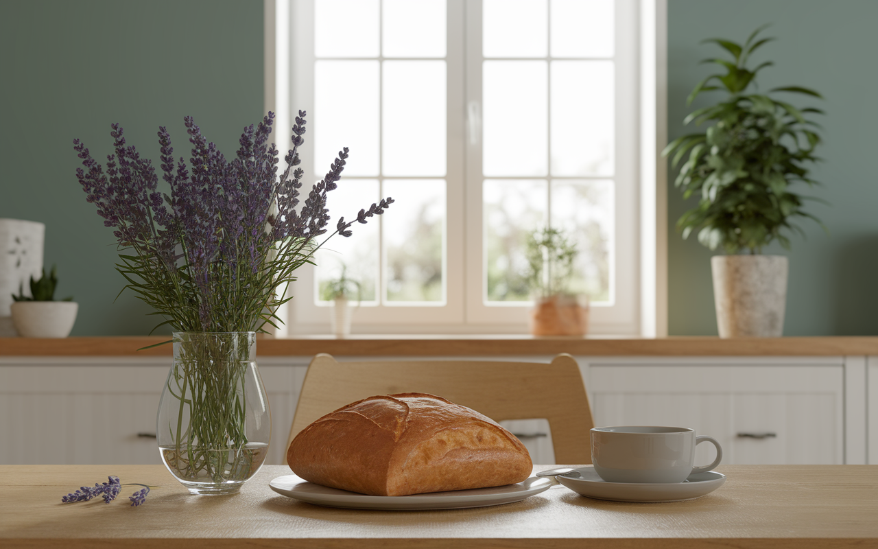 Vente maison astuces de grand mere interieur lumineux lavande pain maison