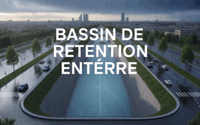 Bassin de rétention enterré : la solution discrète pour maîtriser les eaux pluviales