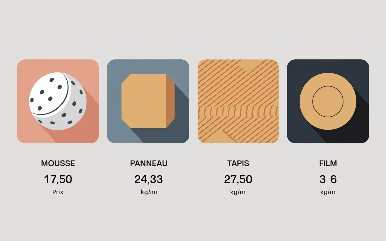 Comparatif matériaux isolation caravane prix épaisseur