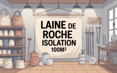 Combien de sacs de laine de roche pour 100m² : le calcul clé pour vos travaux