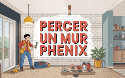 Percer un mur de maison Phénix : réussir sans fissurer ni stresser