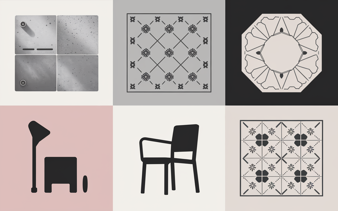 differents types beton plan travail terrasse mobilier carrelage