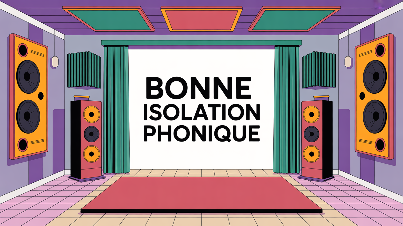 Bonne isolation phonique pour pièce musique moderne Vue pièce musique isolation phonique rideaux panneaux tapis double vitrage
