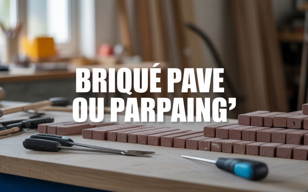 Briques pavés et parpaings : choisir le bon matériau selon votre projet