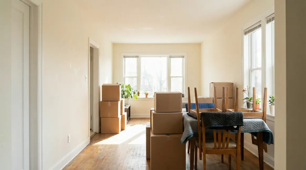 Deblayment maison vide avant vente Maison vide et ordonnee pour vente