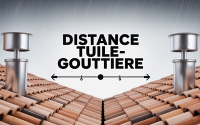 Distance idéale entre tuiles et gouttière : les règles à connaître pour une toiture durable