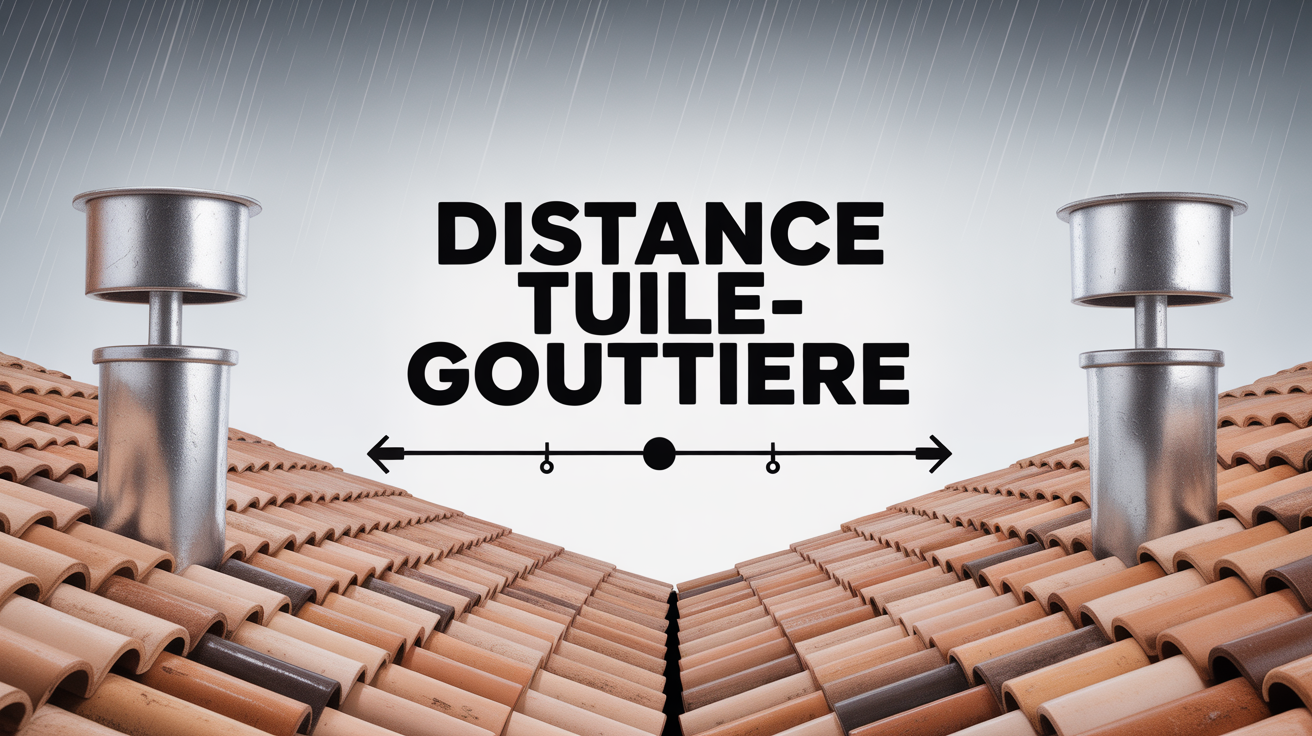 distance tuile gouttiere toiture sous la pluie distance entre tuiles et gouttiere sur toiture inclinée
