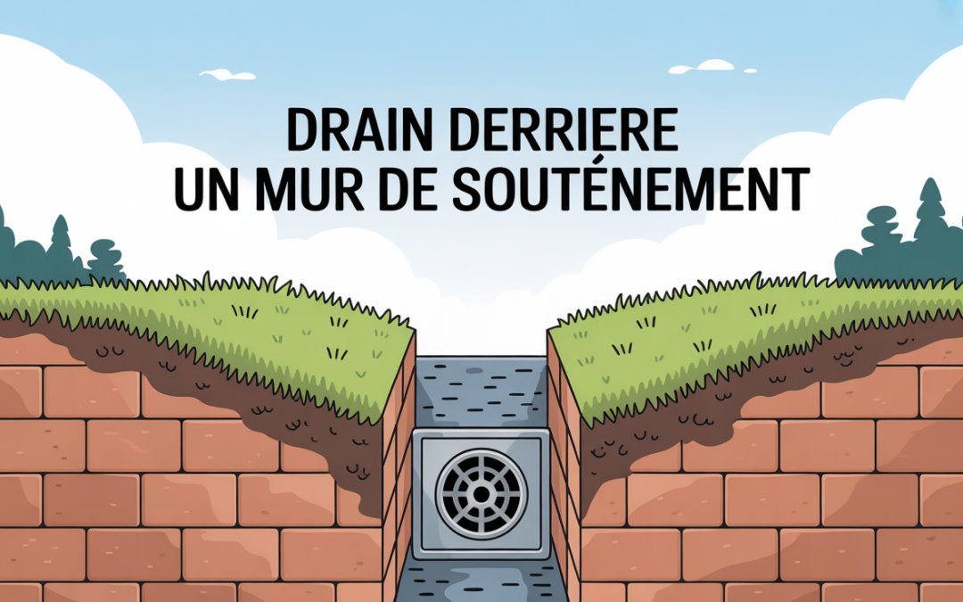 Drain pour mur de soutènement : le guide pour une protection efficace et durable