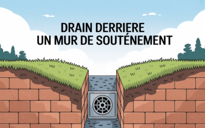 Drain pour mur de soutènement : le guide pour une protection efficace et durable