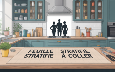Feuille stratifié à coller sur plan de travail : le choix simple et durable