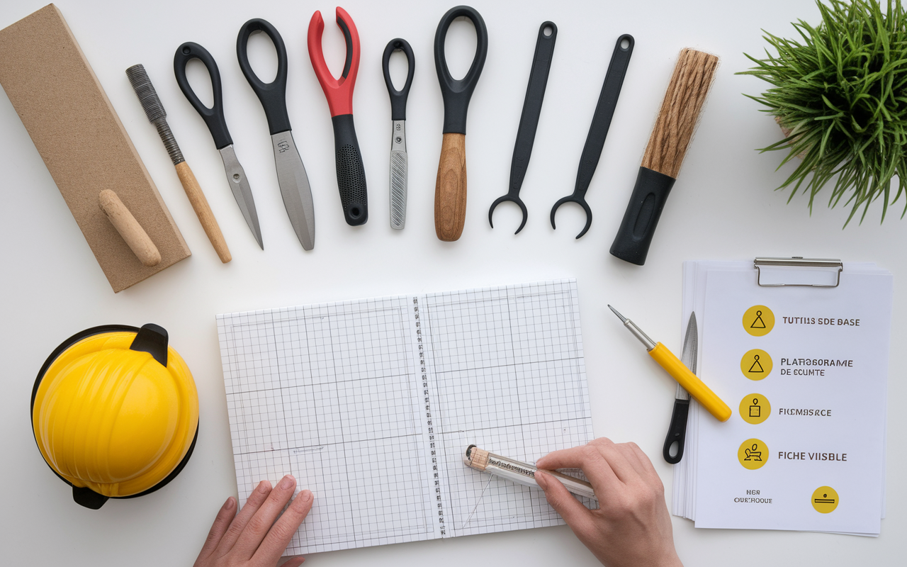 Plan de travail tutoriel bricolage fiches astuces outils