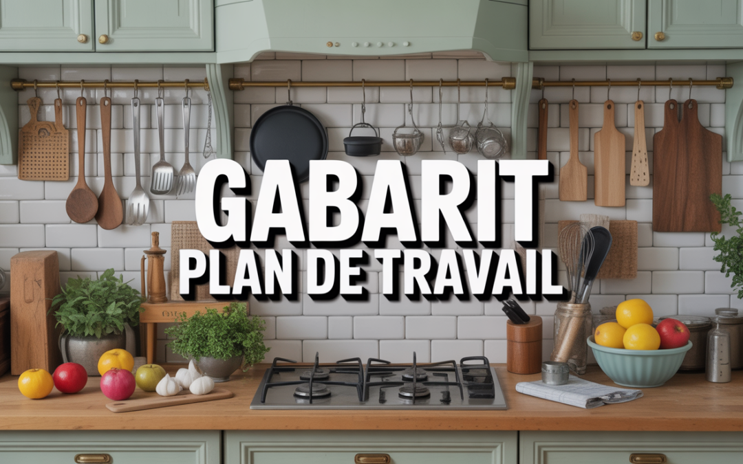 Gabarit plan de travail : guide complet pour choisir et utiliser le bon modèle