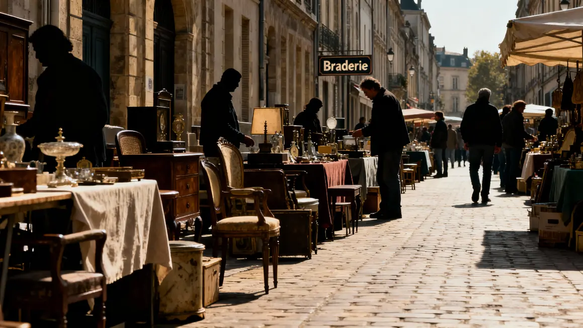 Braderie Lille histoire rue brocante vendeurs