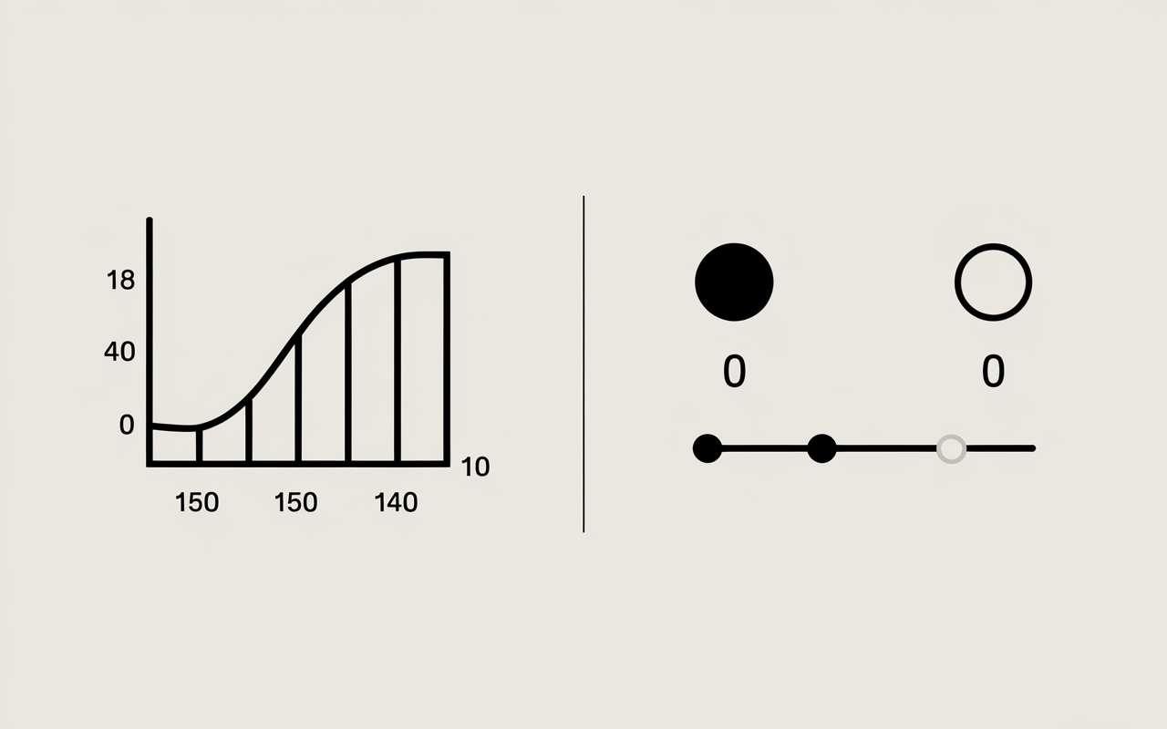comparatif signal analogique courbe et numerique on off