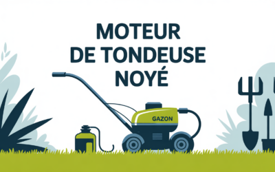 Moteur tondeuse noyé : combien de temps attendre et réussir le redémarrage