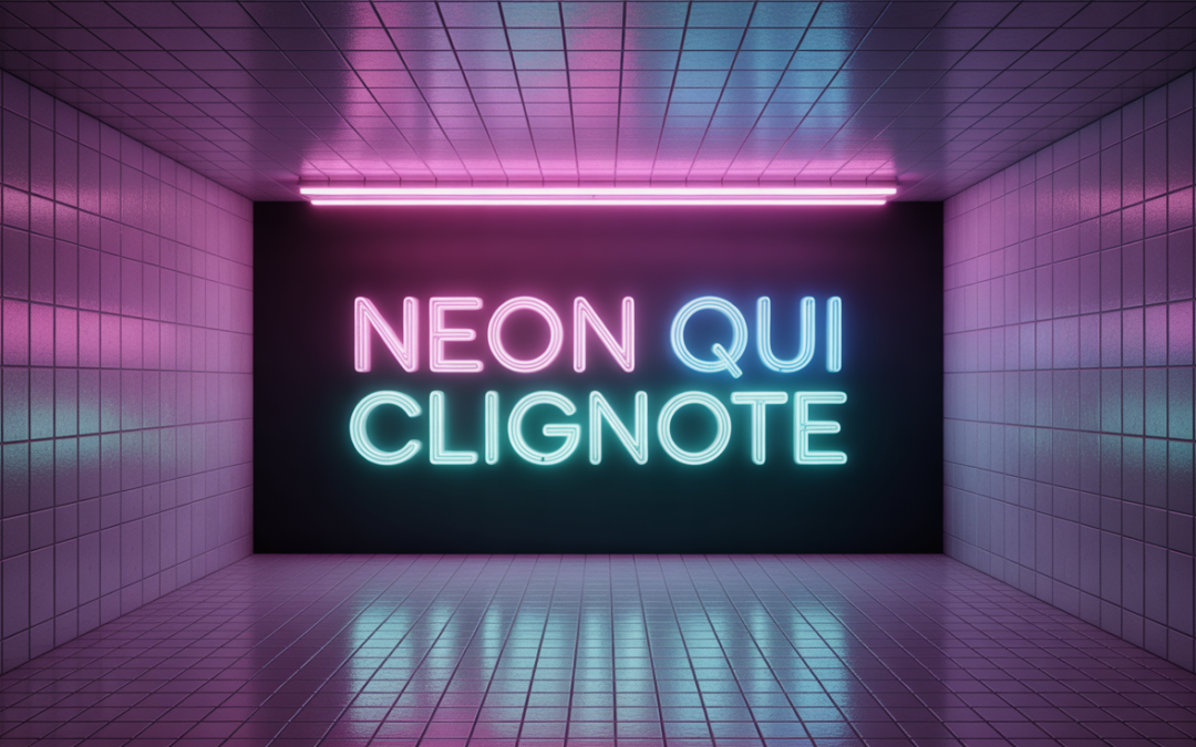 Néon qui clignote : comprendre, diagnostiquer et réparer simplement