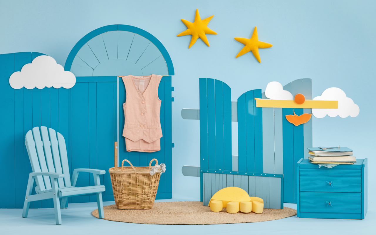 Objets quotidiens en nuances de bleu Top 7 niveau 31