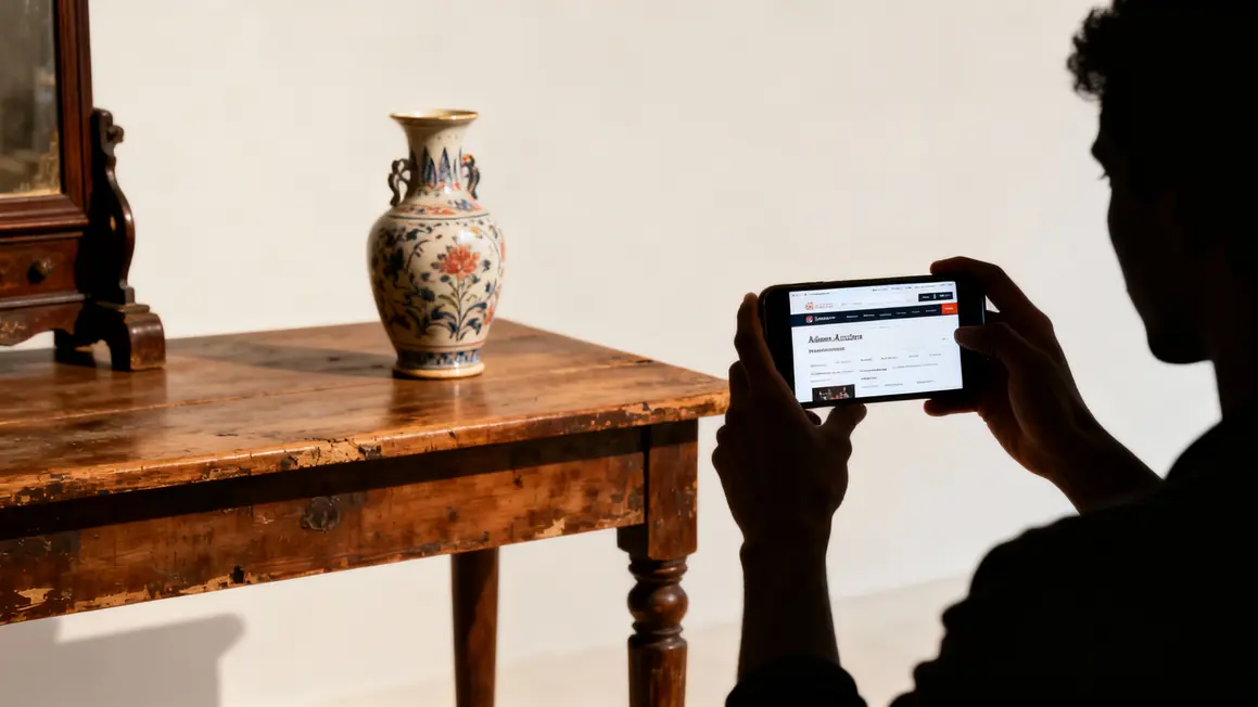 Vente antiquites photo smartphone web encheres