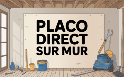 Visser du placo directement sur un mur : guide complet, solutions et précautions
