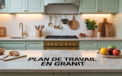 Entretien plan de travail en granit : routine simple pour une cuisine éclatante