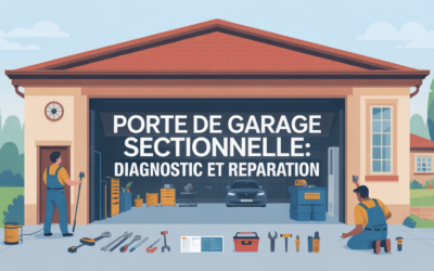 Problème porte de garage sectionnelle : guide complet pour diagnostiquer et réparer