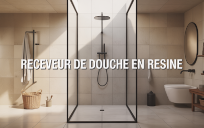 Avec quoi coller un receveur de douche en résine pour une installation durable