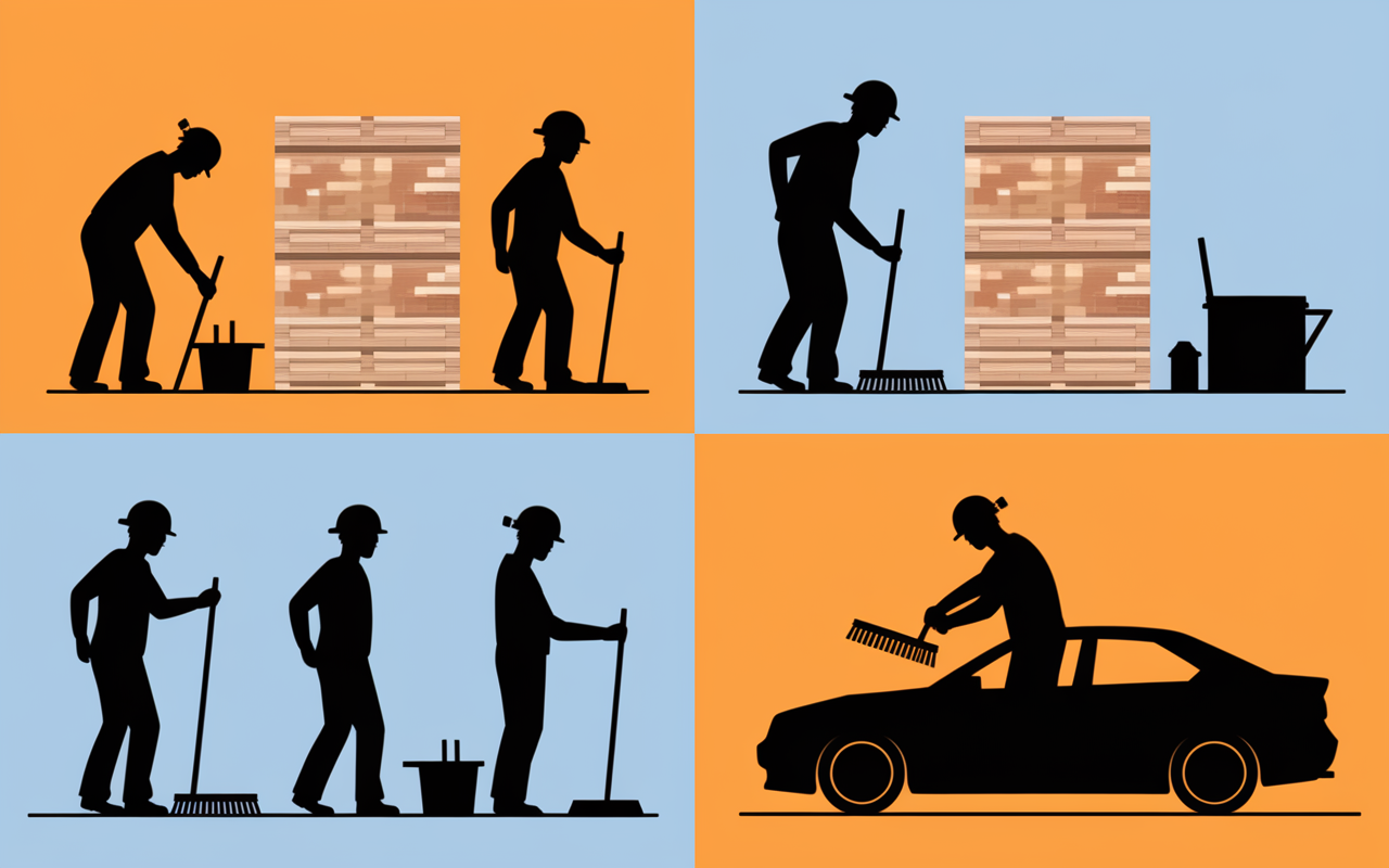 séquence travaux charpente renforcée bois et métal