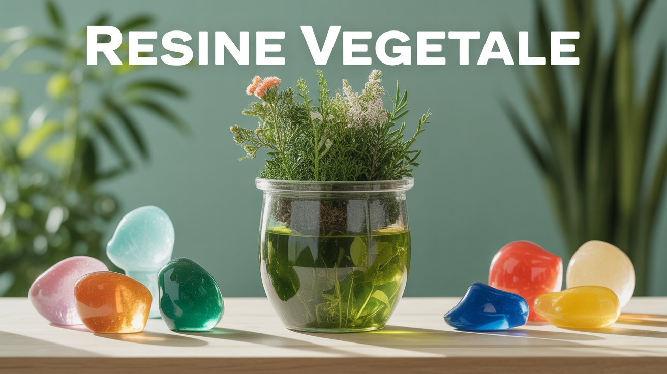 Resine vegetale naturelle objets déco bijou maison Pot resine vegetale creations colorées maison