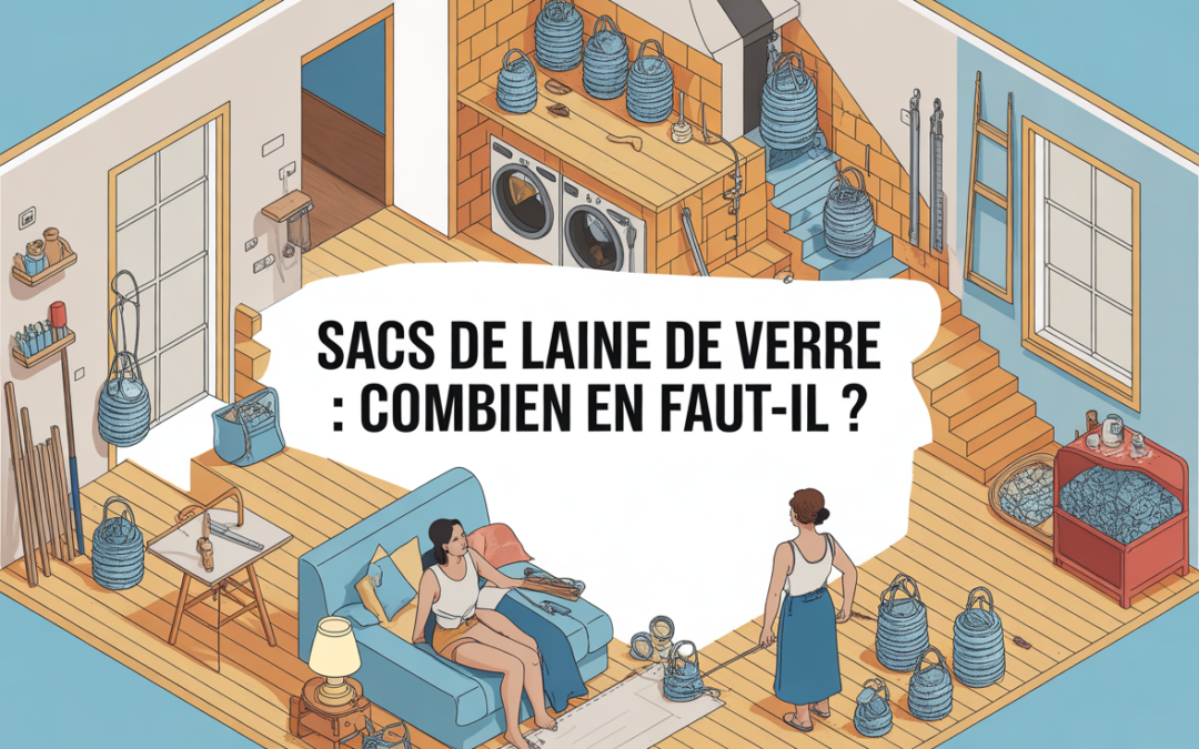 Combien de sacs de laine de verre prévoir pour isoler 100 m²