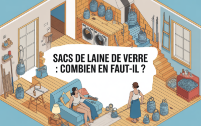 Combien de sacs de laine de verre prévoir pour isoler 100 m²