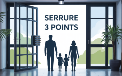 Schéma et fonctionnement d’une serrure 3 points expliqué simplement