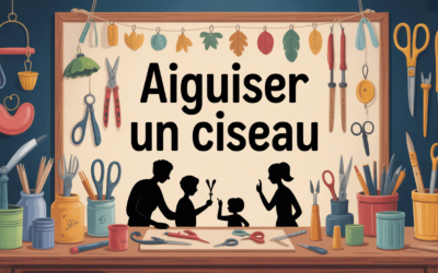 Comment aiguiser un ciseau efficacement à la maison