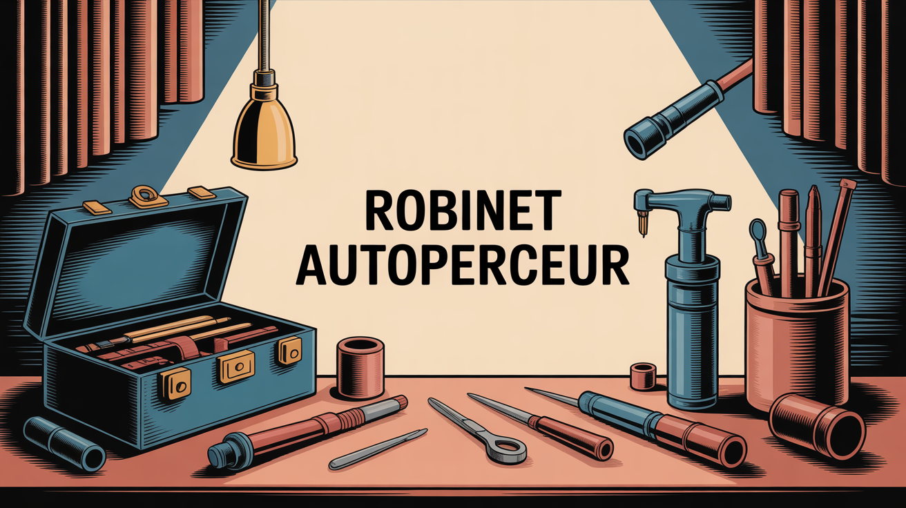 comment remplacer un robinet autoperceur illustration boite à outils