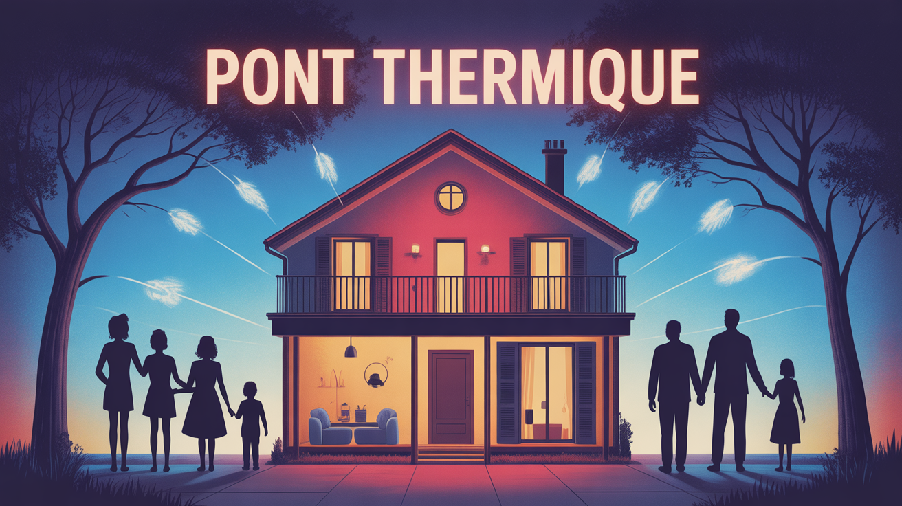 Comment supprimer un pont thermique maison coupe pertes chaleur comment supprimer un pont thermique vue maison pertes chaleur