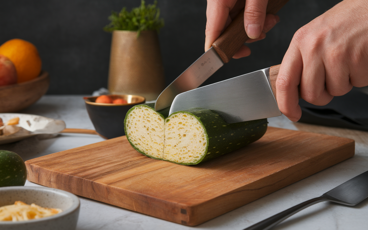 Technique couper en biseau carotte