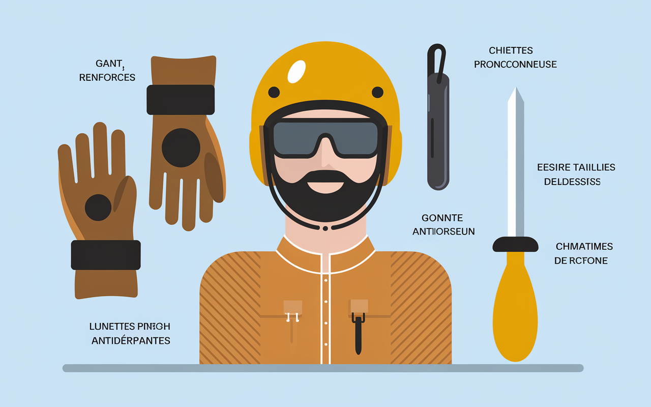 Couper en tronçon outils protections conseils