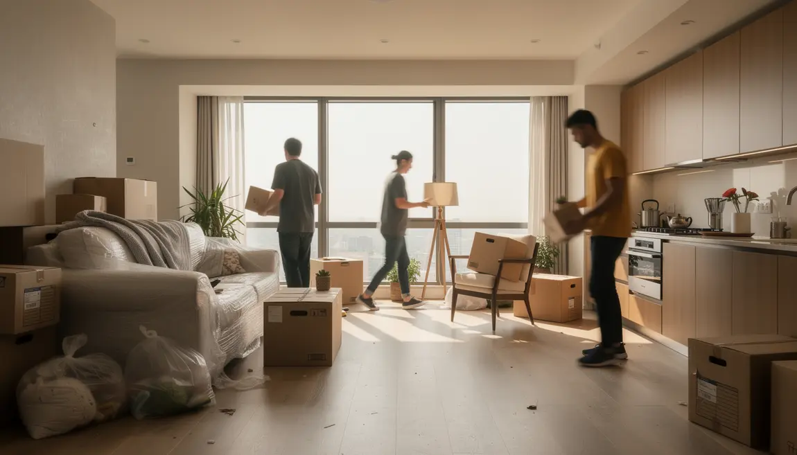 debarras appartement moderne cartons meubles organisation debarras appartement cartons meubles emballes
