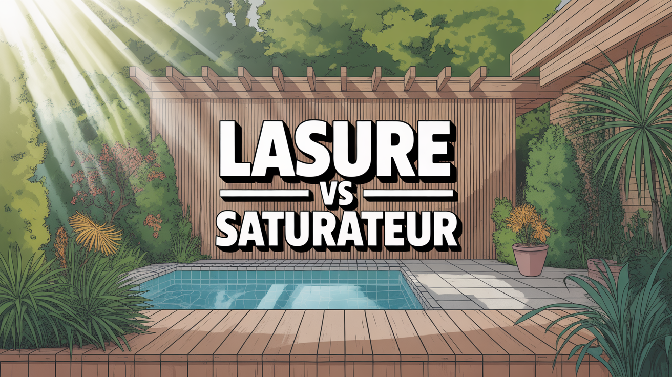 Différence entre lasure et saturateur : jardin terrasse bardage différence entre lasure et saturateur en jardin terrasse et bardage