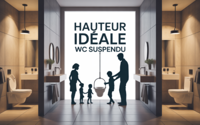 Hauteur WC suspendu : quelle norme choisir pour un confort optimal