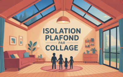 Isolant plafond à coller : la méthode simple pour isolation efficace et rapide