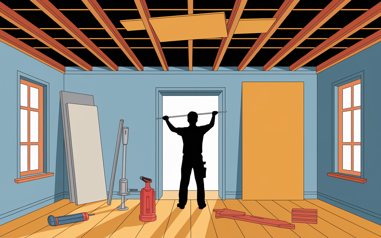 plaque isolante plafond pose renovation fixation epaisseurs