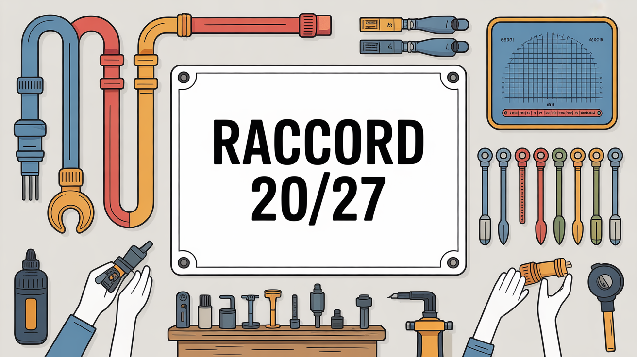 Raccord 20/27 en pouce plan technique atelier plan d'atelier raccord 20/27 en pouce
