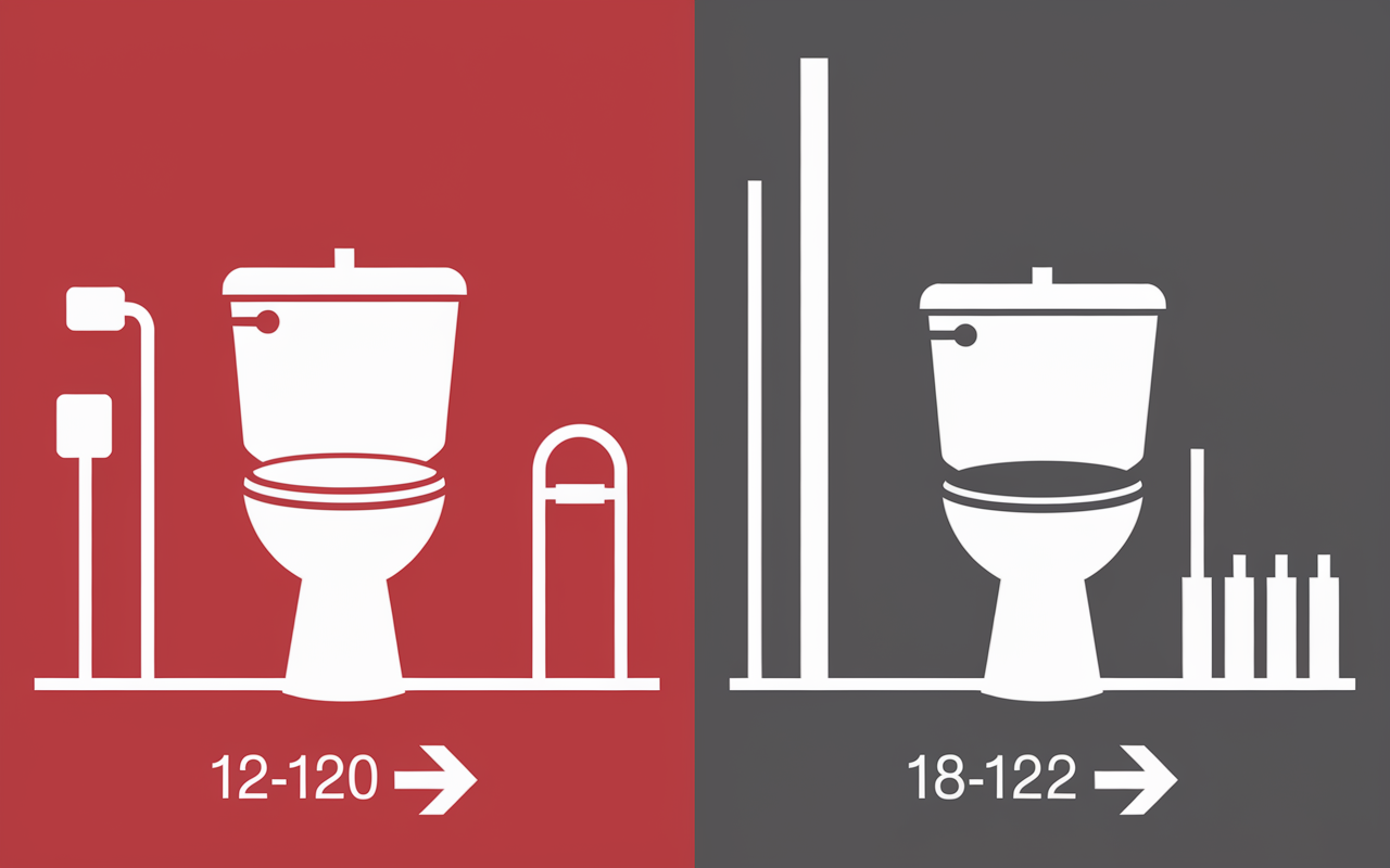 schéma évacuation wc comparaison types