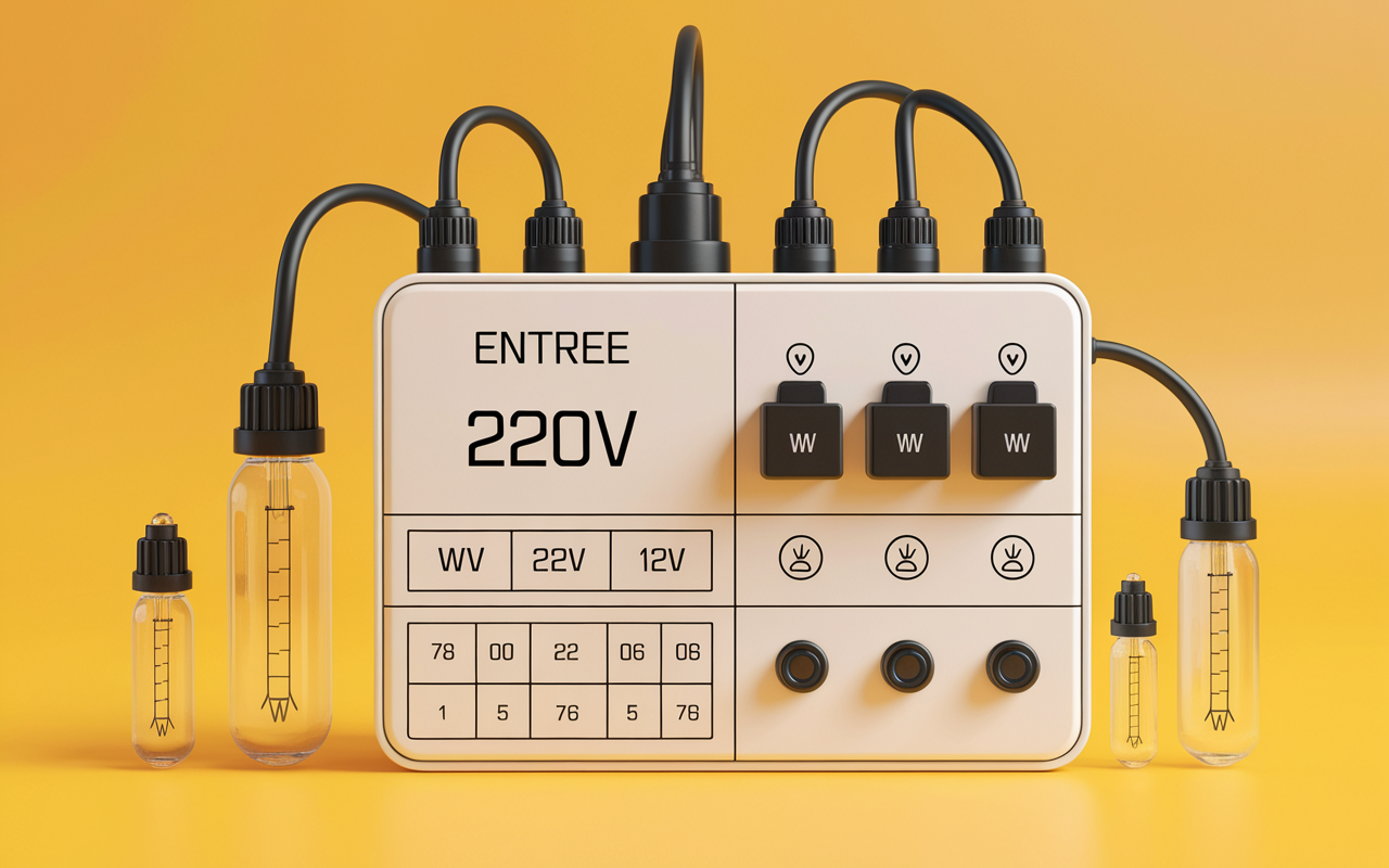 Transformateur bornes transformer du 220V en 12V LED