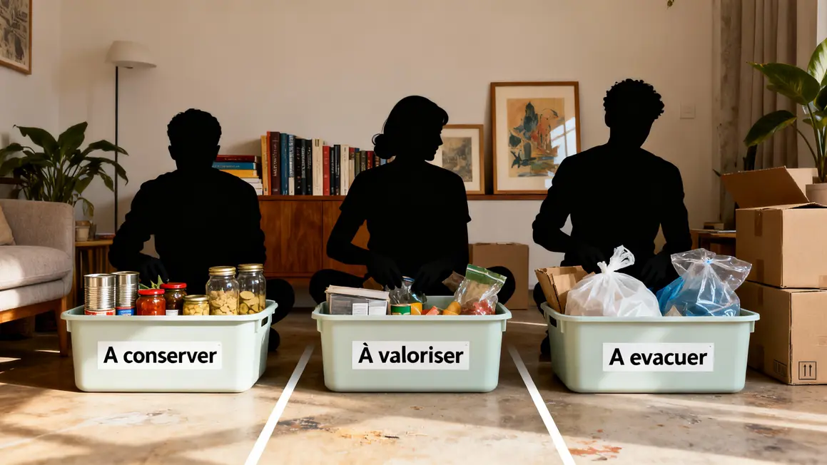 Tri debarras maison zones valorisation evacuation