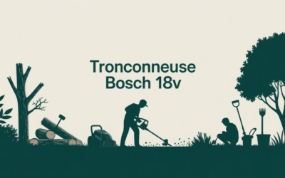Tronçonneuse batterie Bosch 18V : comment choisir le bon modèle en 2026