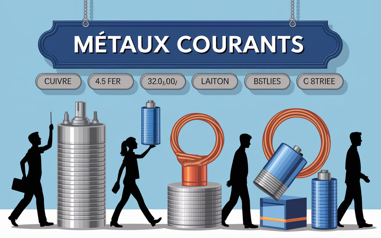 aff recuperation metaux tableau prix metaux